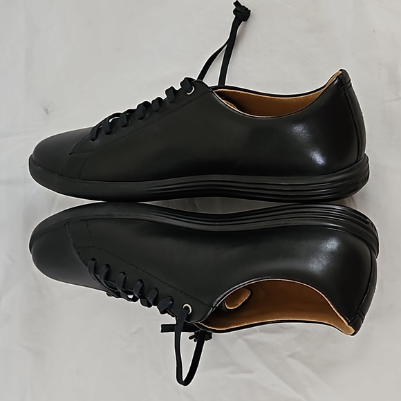 NEW Cole Haan Grand Crosscourt II Black Leather Sneaker Size 11.5 - Picture 12 of 15